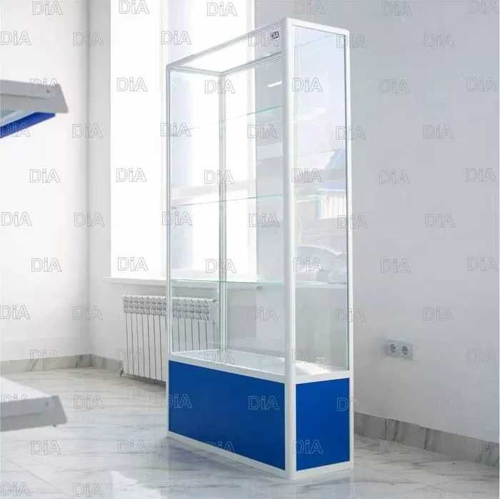 Прилавок витрина стеклянная из профиля, оборудование для магазина kavp