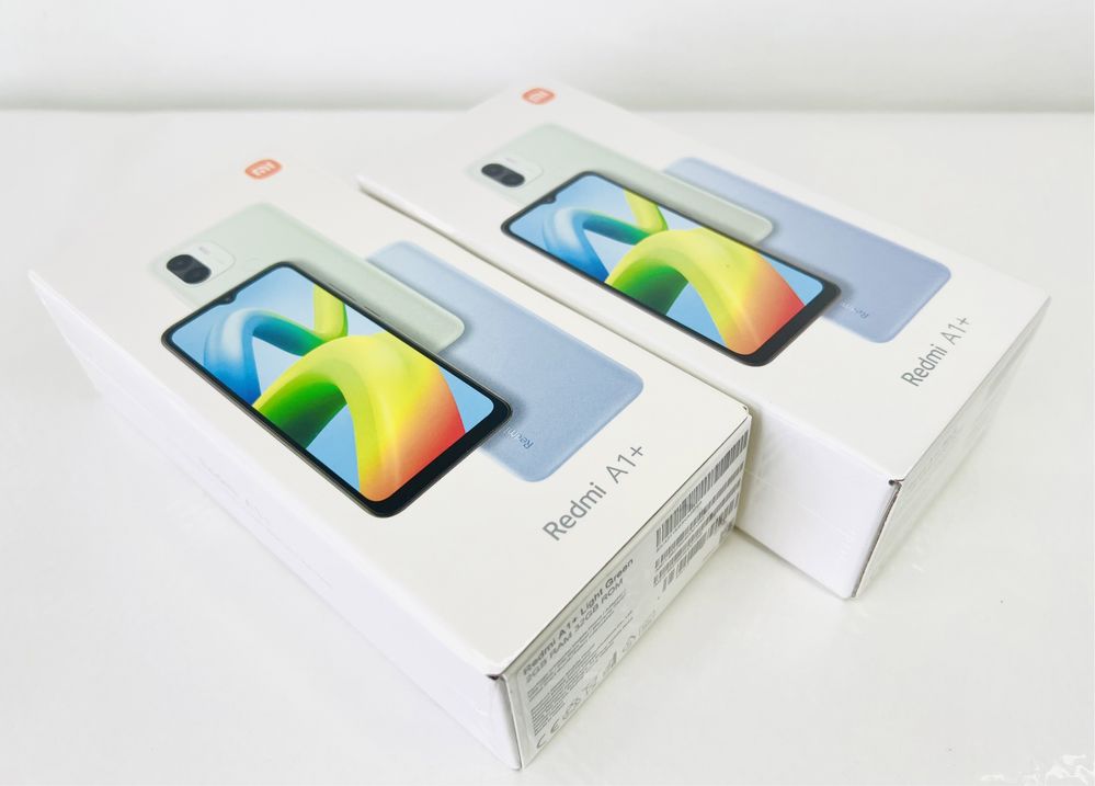 НОВ! Xiaomi Redmi A1+ 32GB 2RAM Black / Light Green 2г. Гаранция!