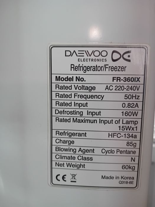 Хладилник Daewoo fr-360lx
