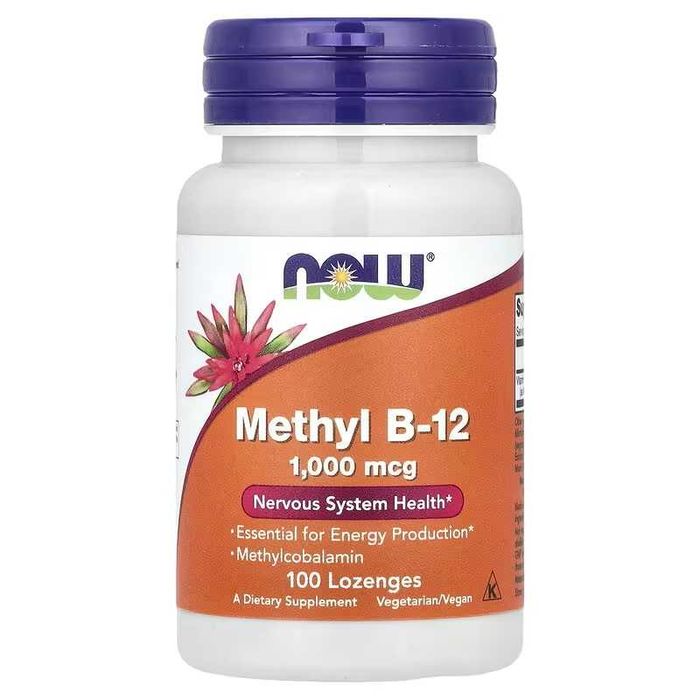 NOW Foods Methyl B-12 Метил B 12 NOW metil метил Б12 B12