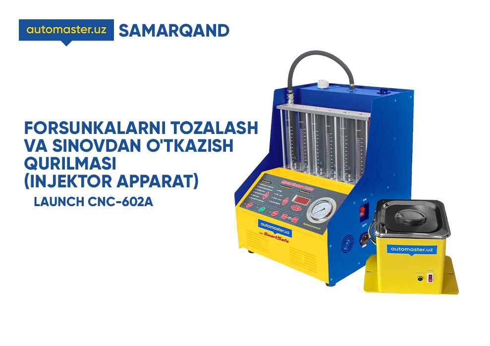 Forsunkalarni tozalash va sinovdan o'tkazish qurilmasi