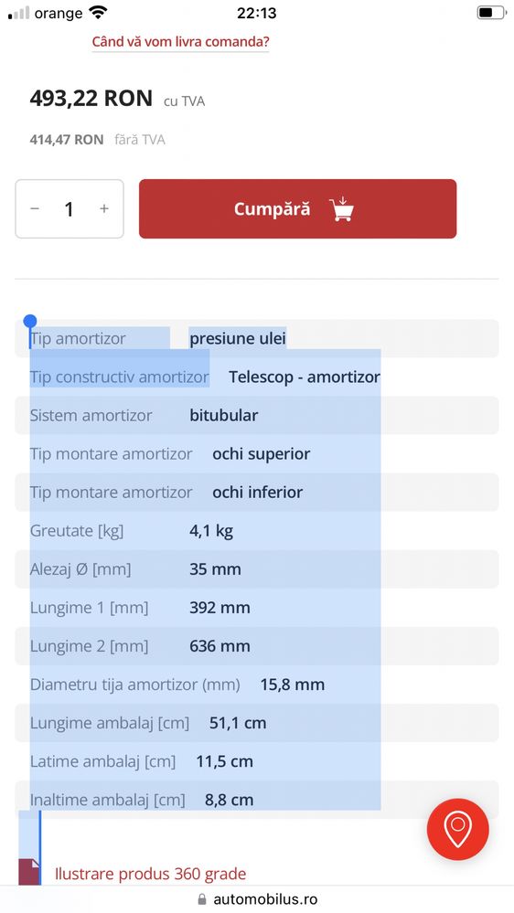 Telescop MONROE T1344