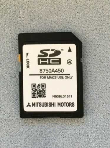 2024 Mitsubishi MMCS Sd Card E11 E12 W11 W12 W13 W15 W17 W18 P11 Карта