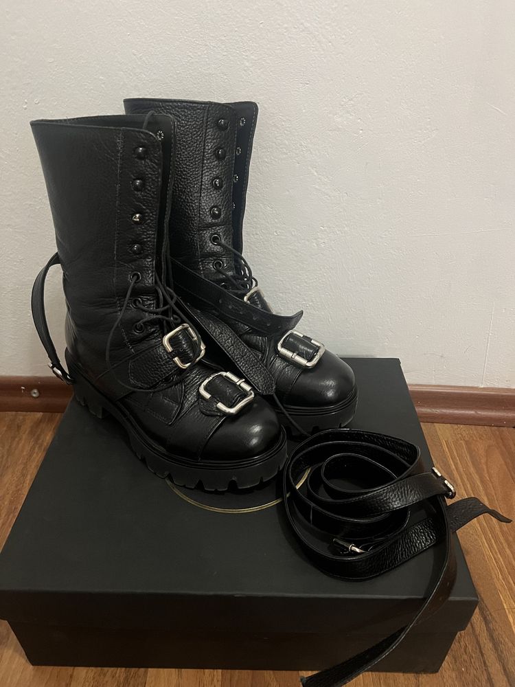 Bocanci dama Moja Combat marime 36