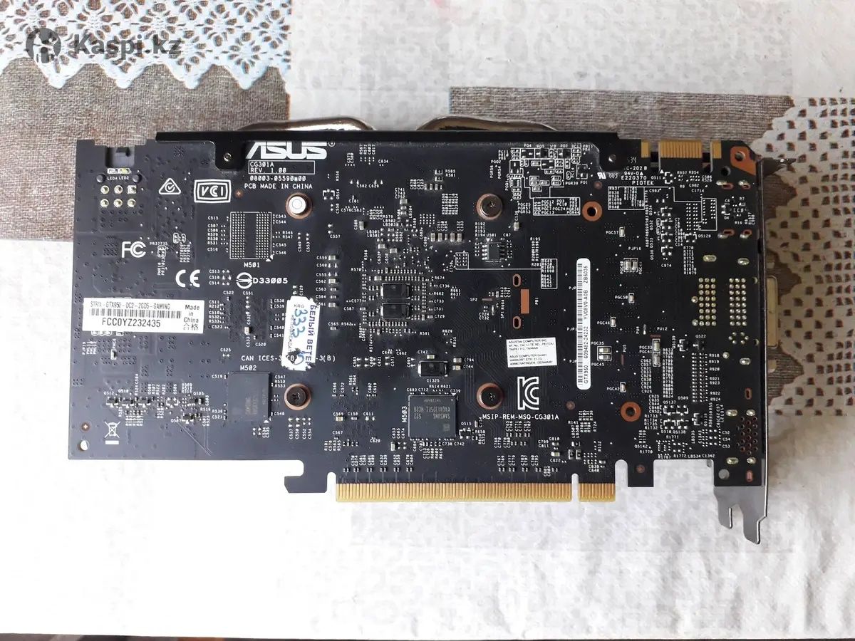 Видеокарта Nvidia GeForce GTX 950 ASUS STRIX GAMING. 2 Gb. Как новая.