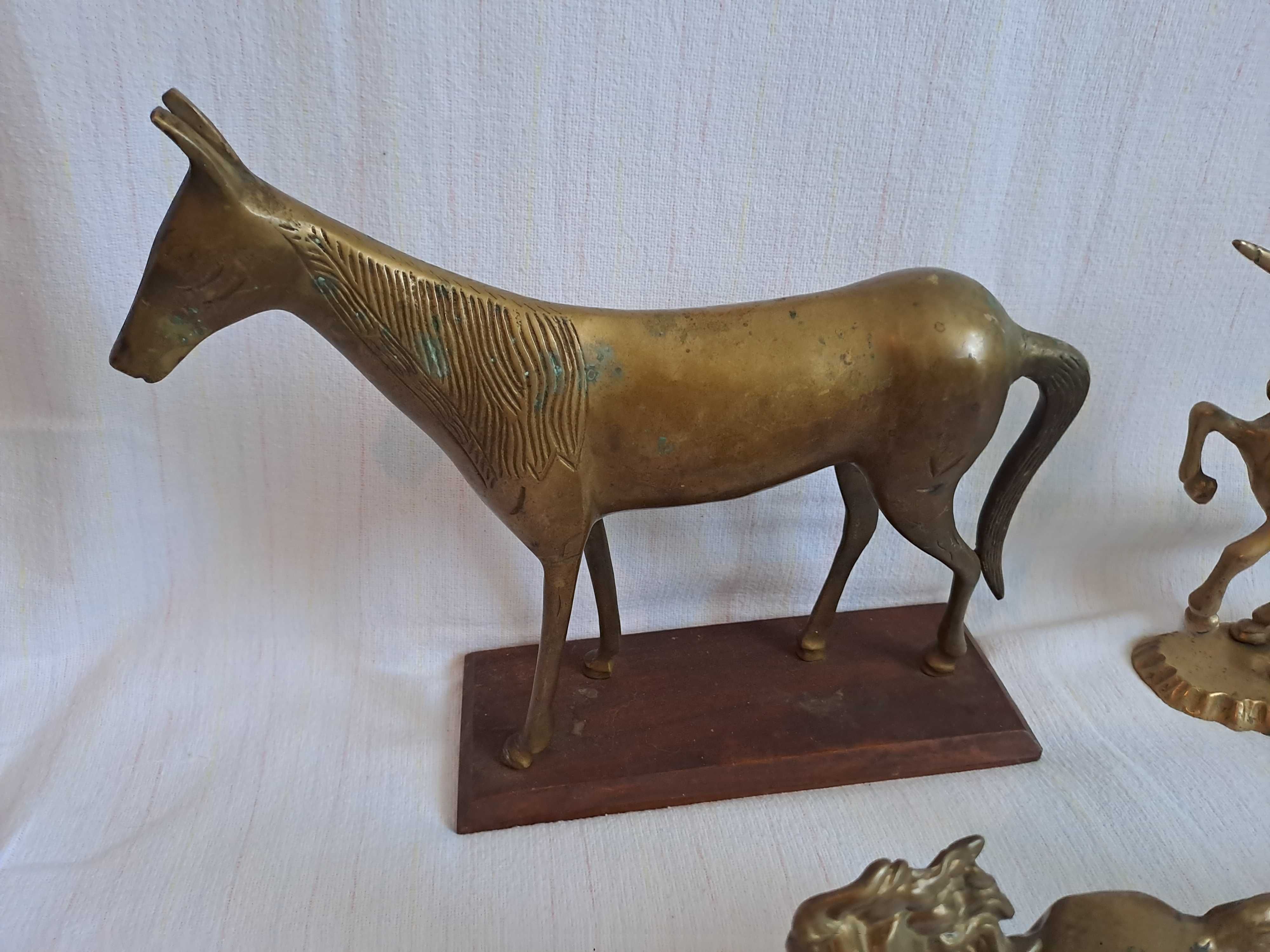 statueta figurina cal bronz cadou