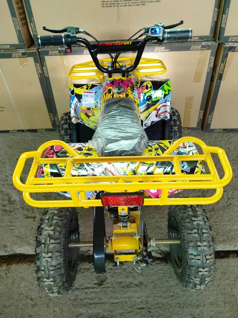 Mini Atv Quad de 1000w și roti de 6 inch pentru copii 3 viteze NOU