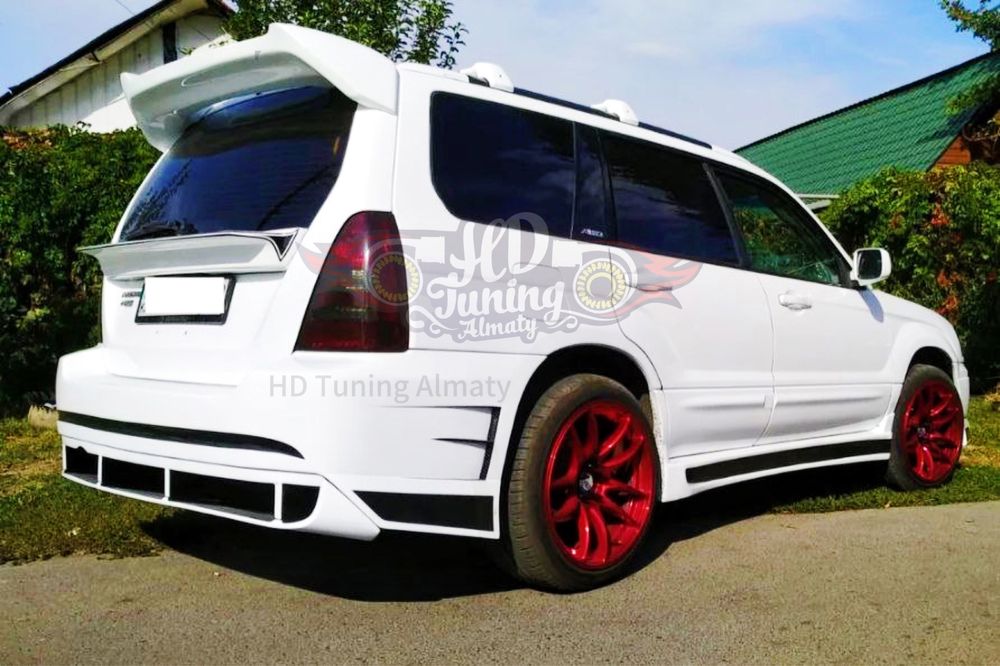 Бампер задний Custom HDTuning со сплиттером Subaru Forester SG