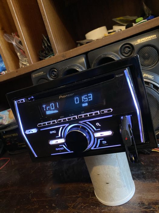 Pioneer FH-X700BT - ДВОЕН ДИН- BLUETOOTH USB CD радио плеър за кола сд