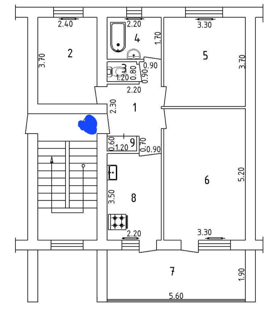 Продажа 3/3/4 квартира Геофизика