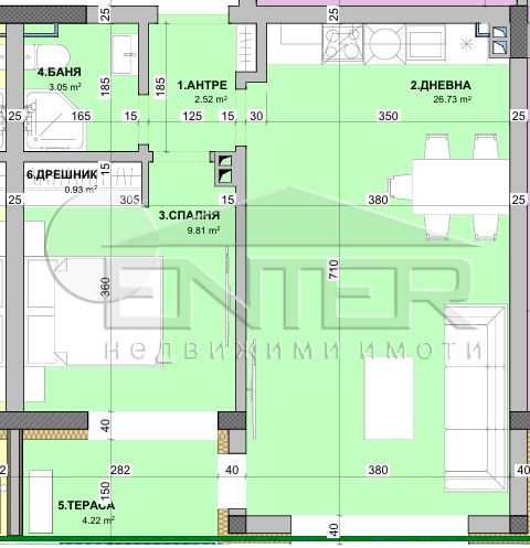 Продава се Двустаен апартамент в Варна, Виница - 62 кв.м за 1581 €/кв.м - Снимка #2