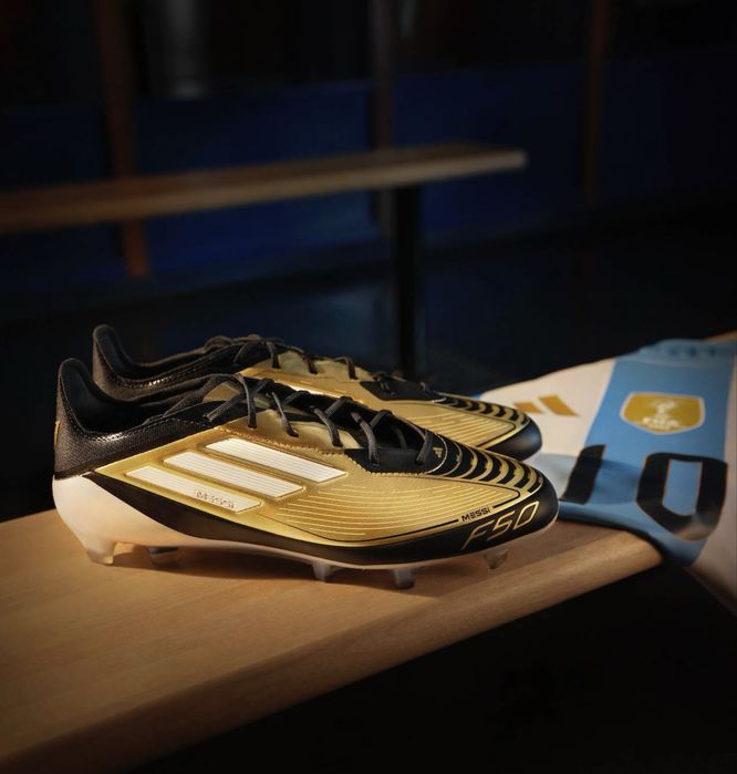 Ghete fotbal adidas F50 Messi Elite FG gold edition