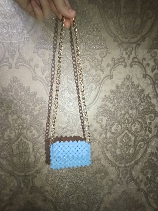 Сумка из бусин миниатюрная