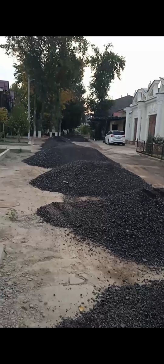 Asfalt issiq va atxot asfalt qirindisi