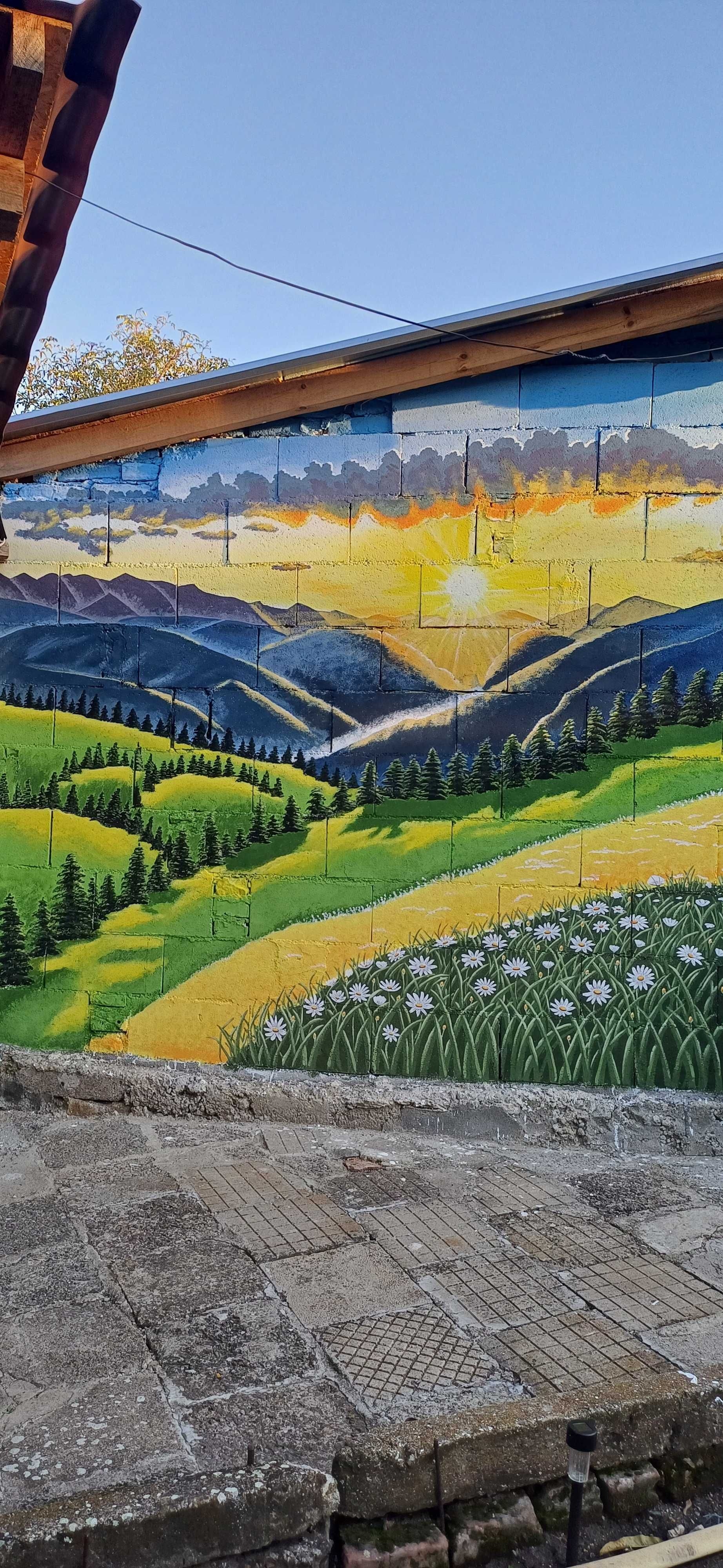 Рисунки върху стена