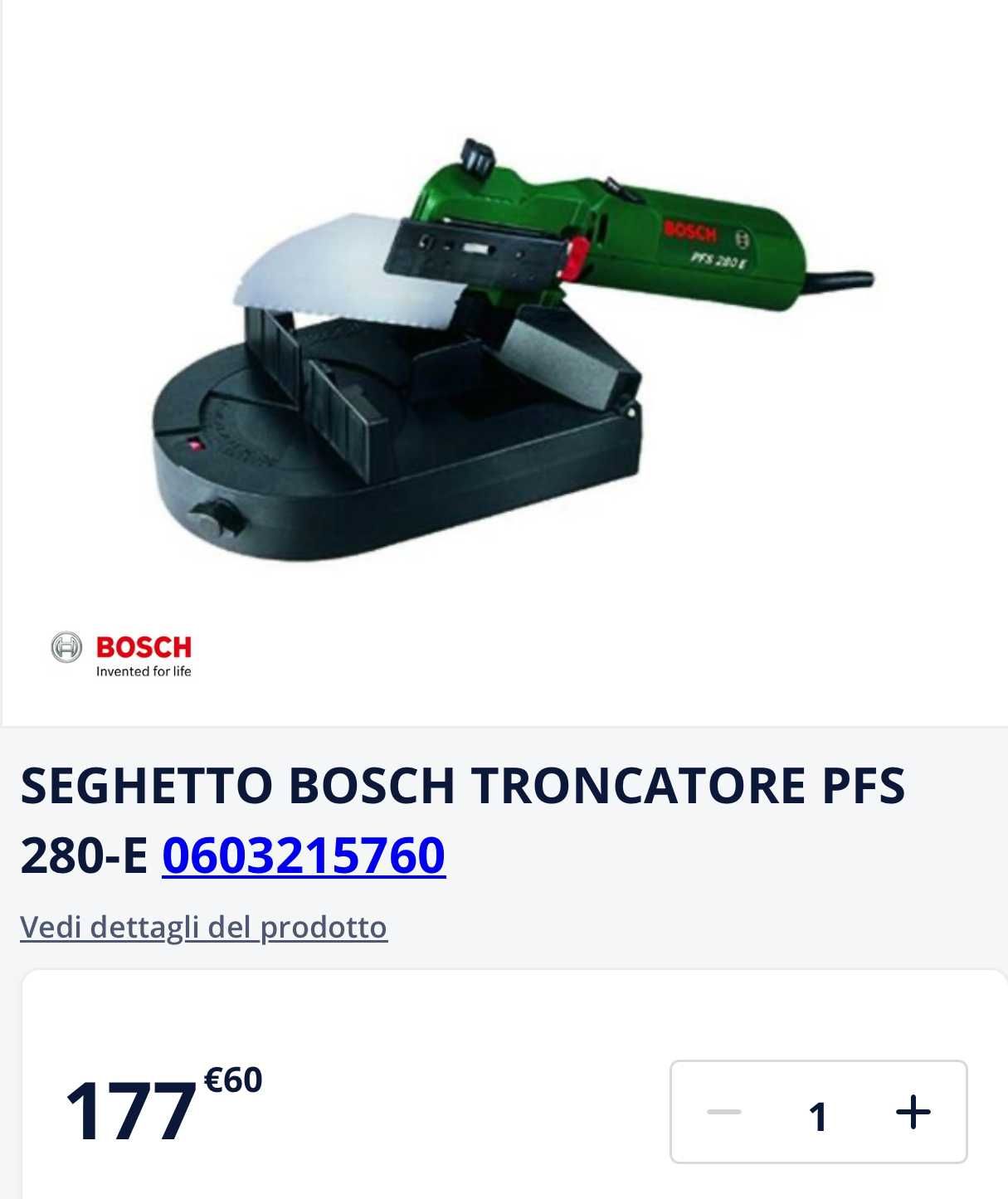 BOSCH PFS 280 E - Електрически пасвател