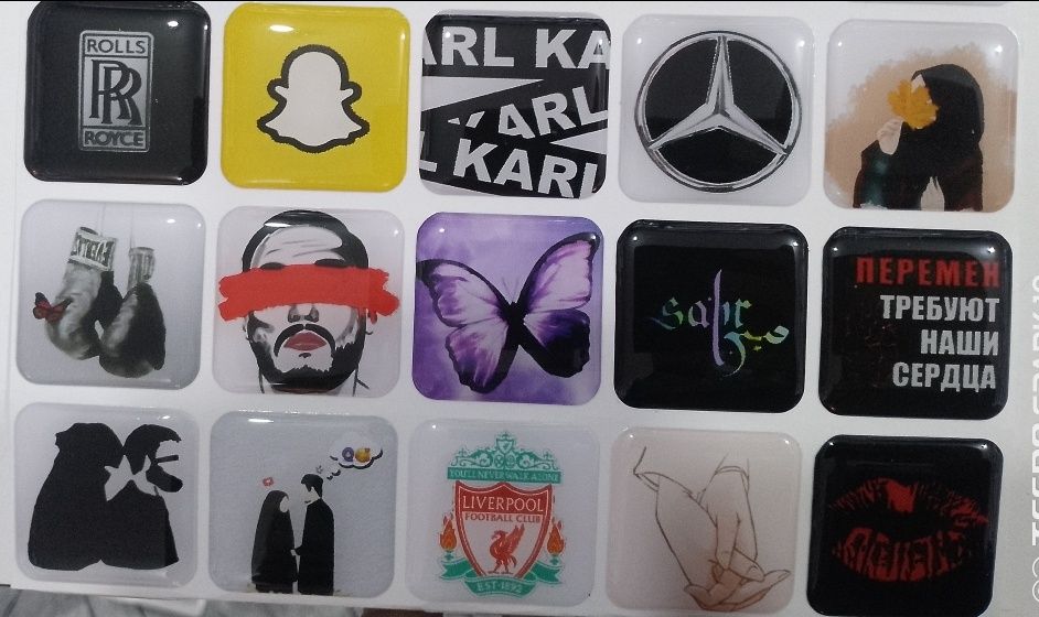 Acsesssuar 3D stikr