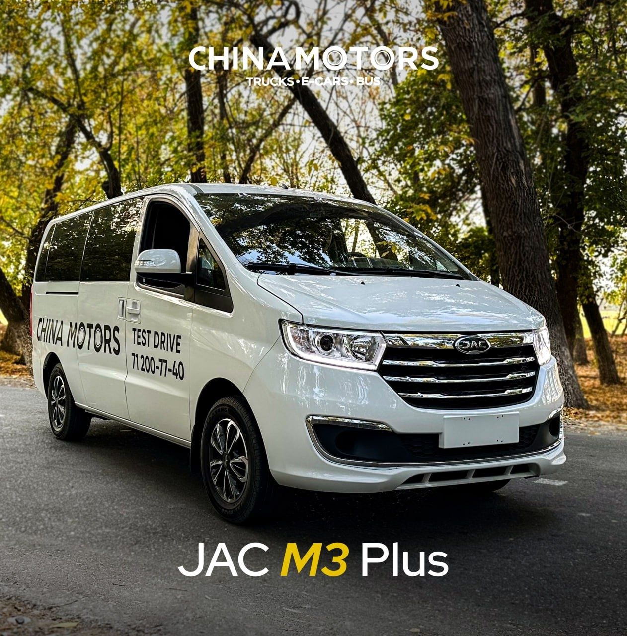 Jac M3 Plus baslanǵish tolemge