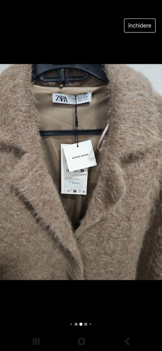 Sacou pulovar alpaca Zara