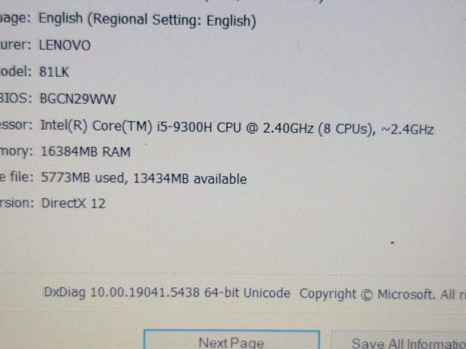 Gaming Lenovo IdeaPad i5 gen9..16g RAM..ssd 256g+1TB.. Nvidia