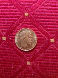 Monede aur 20 franci 1857 Napoleon III Franta