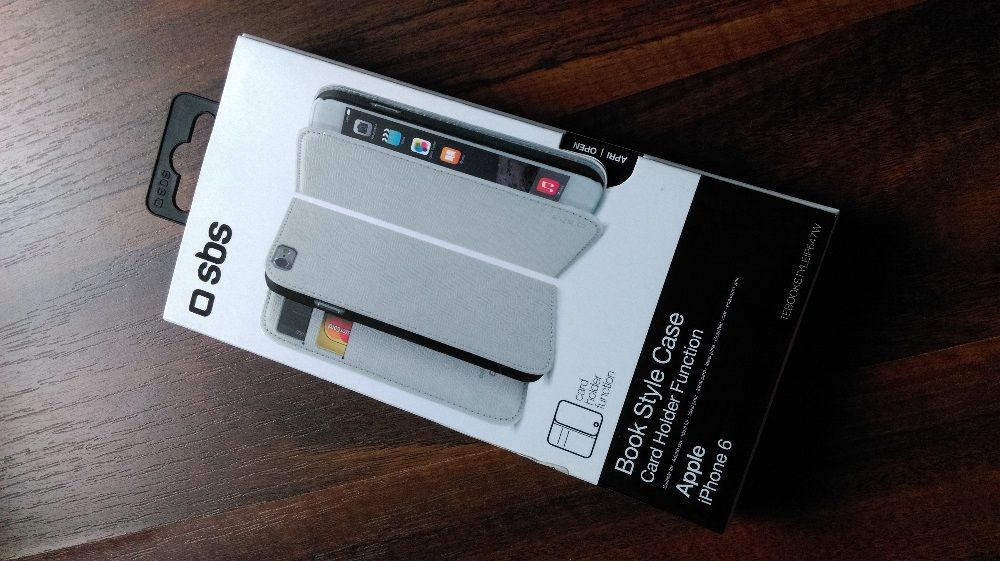 Husa iPhone 6, Husa iPhone 6S / Book case SBS - albă + folie ecran