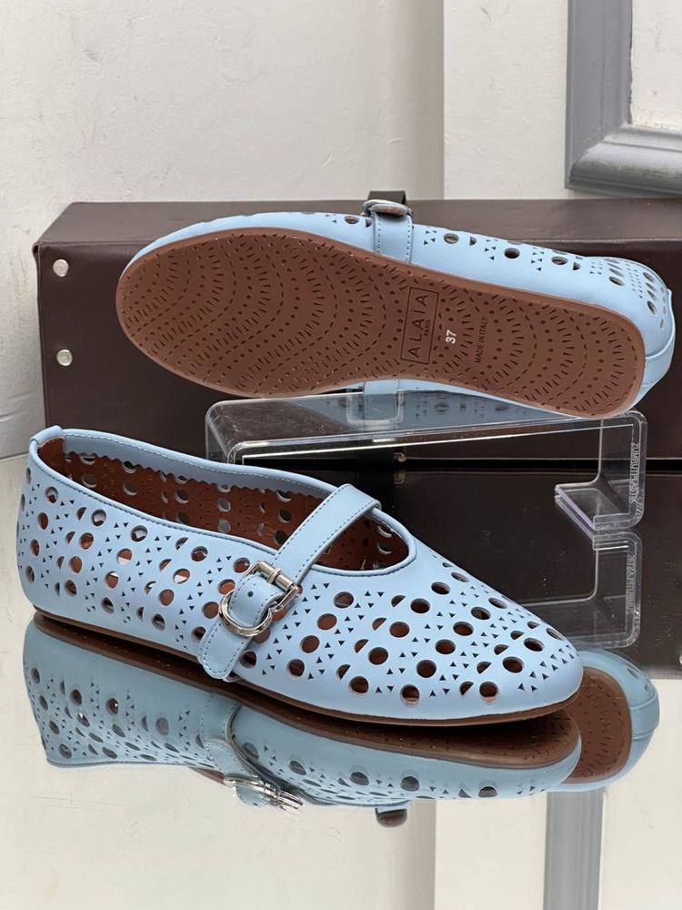 Pantofi-sandale-Balerini Alaia colecția noua Piele naturală 100%