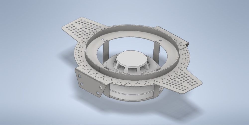 Кронштейн для яндекс станции и пожарных датчиков сигнализации
