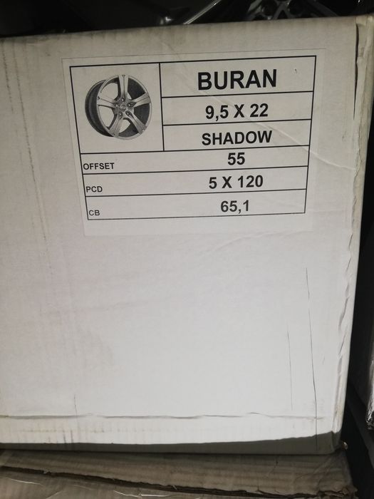 НОВИ джанти за БМВ Х5/Фолксваген Т5, Т6, Амарок GMP Buran 22 5 120