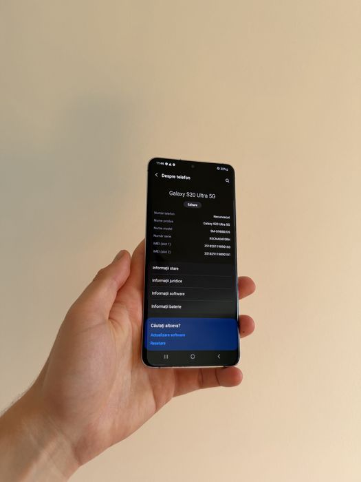 Samsung Galaxy S20 Ultra 128gb White