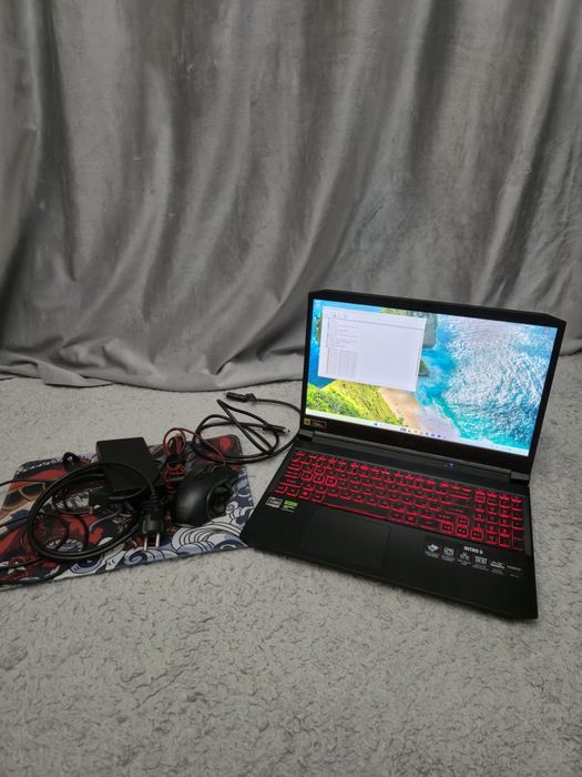 Ноутбук Acer Nitro 5 ; rtx 3050 ti ; ryzen 5 5600H