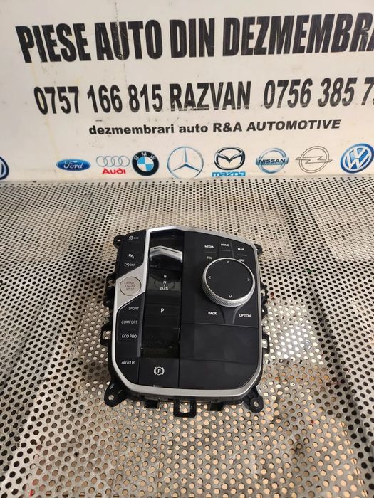 Consola Centrala Idrive Selector Viteze Timonerie Buton Start Stop Frana De Mana Bmw G20 G21 G22 G23 G26 G28 G29 G42 M2 M3 M4 Volan Stanga Dezmembrez Bmw - Dezmembrari Arad