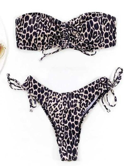 Costum de baie 2 piese, slip brazilian