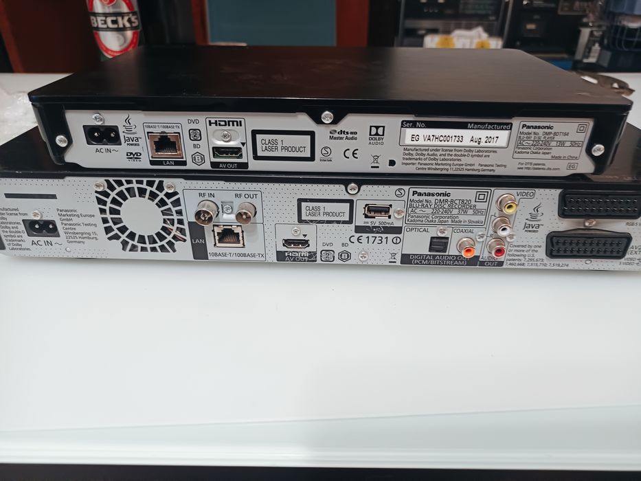 Bluray recorder Panasonic DMP-BDT184 si DMR-BTC820