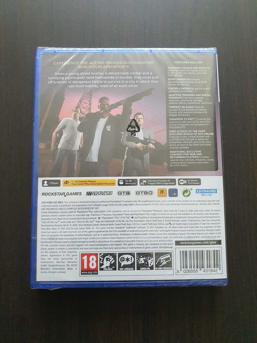 Grand Theft Auto V PS5 GTA 5 joc consola PlayStation 5 nou sigilat