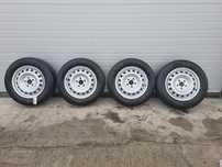 Set 4 jante cu cauciucuri vara 195/65R16c Profil 90% ca Noi!