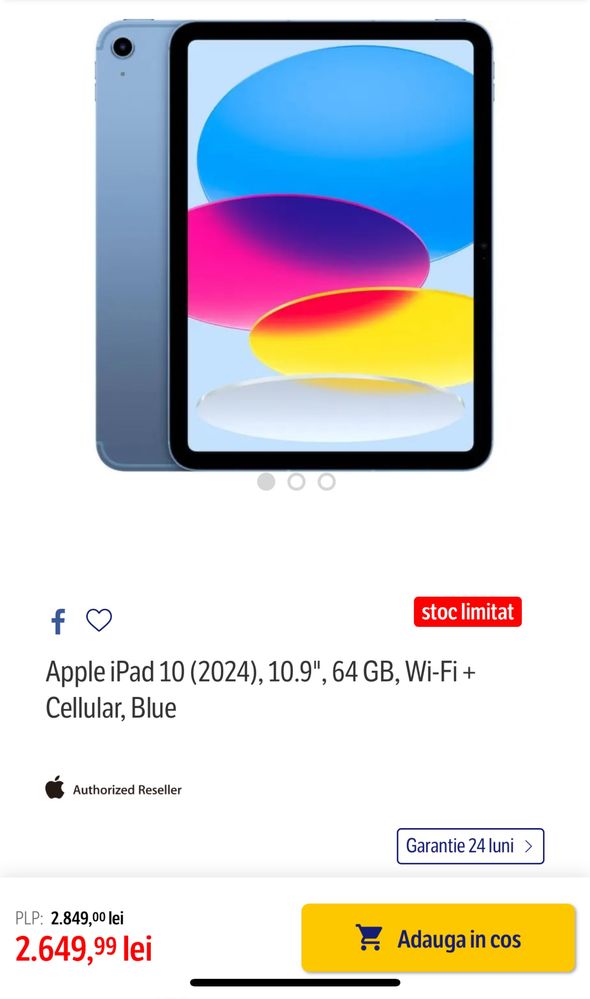 Tableta apple ipad
