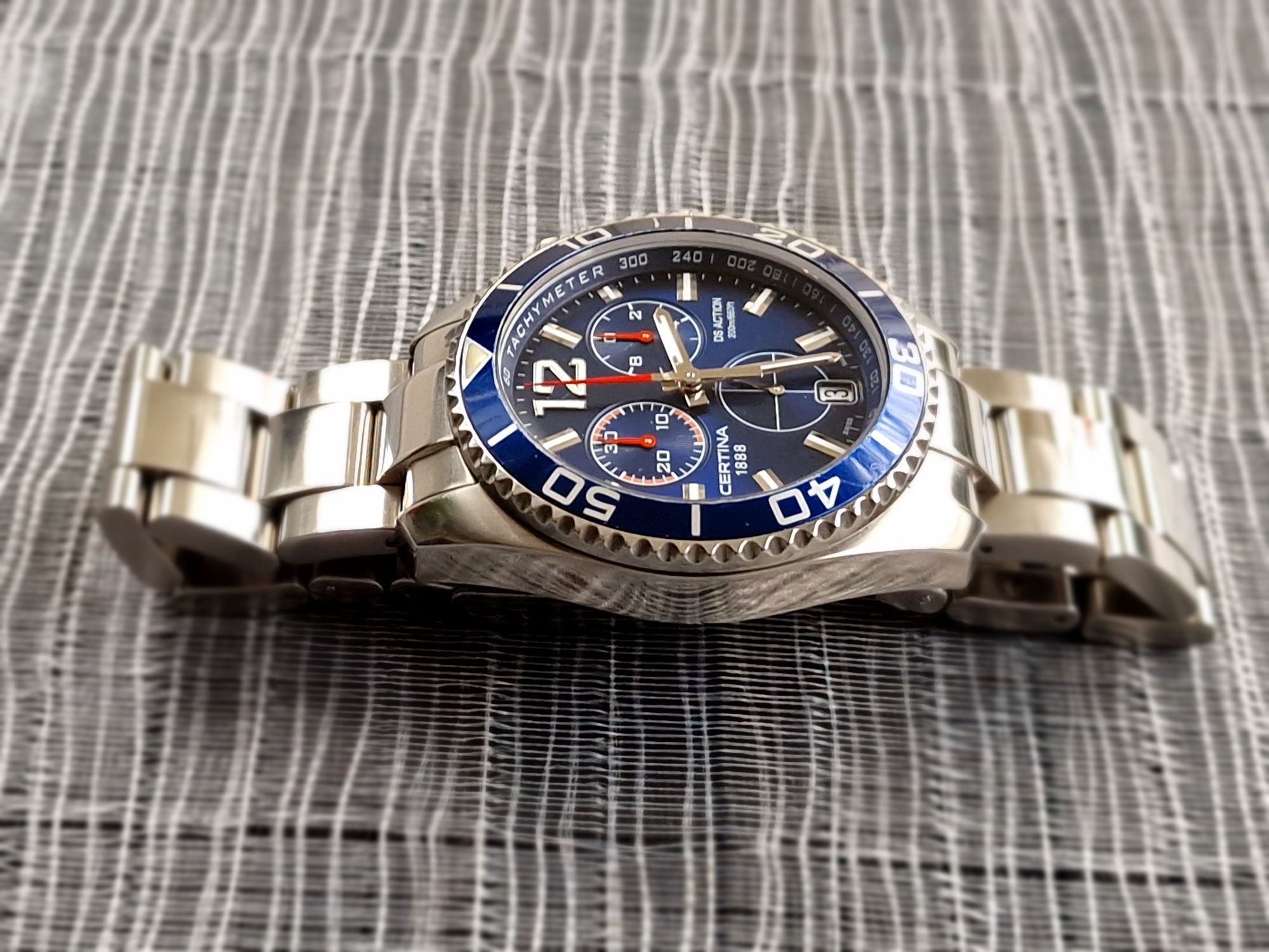 Часовник Certina DS Action chronograph blue