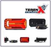 Tripla multifunctionala spate cu led si lumina dinamica, 1123 DD/LP