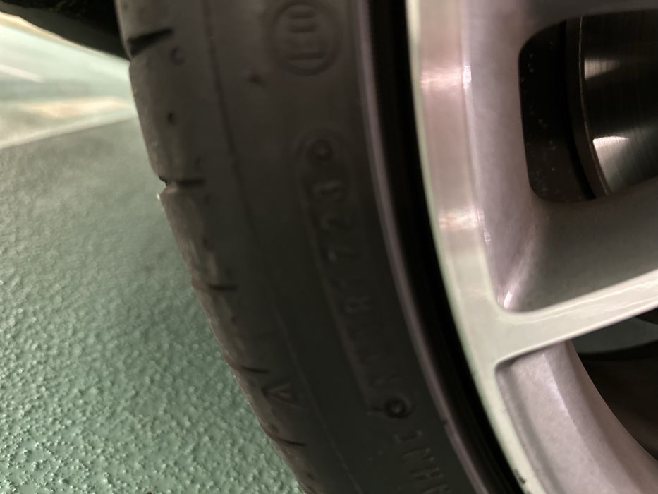 Jante 5x112 Audi OEM 20” Diamond Cut + cauciucuri 2023 A4/A5/A7