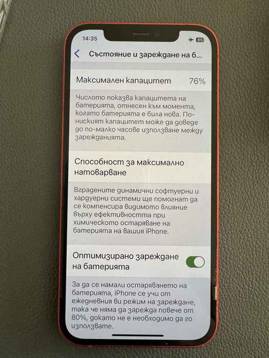 Iphone 12 RED изключително състояние