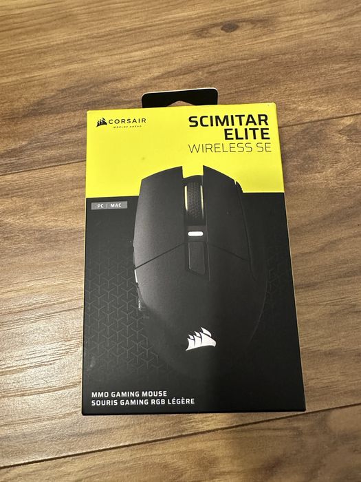 Mouse gaming Scimitar Elite SE wireless, 33000 DPI, gun-metal