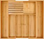 Organizator Tacamuri/Ustensile Bucatarie din Bambus,REDUS de la 170RON