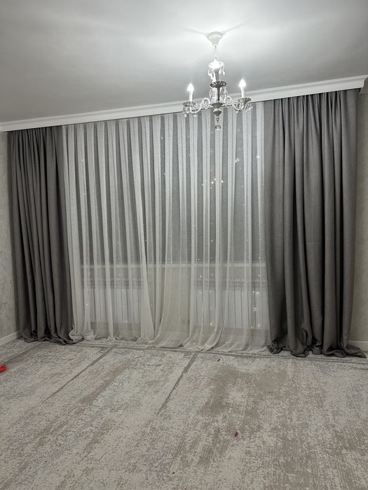 Продам шторы лен 3.5-3.5 м