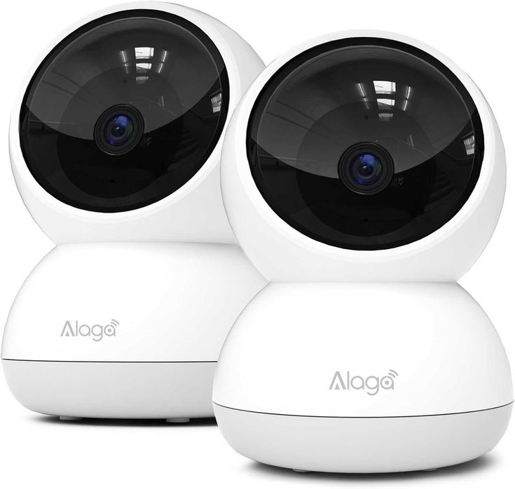 Комплект 2бр. въртящи се WiFi камери Alaga 3K (2.4/5GHz)