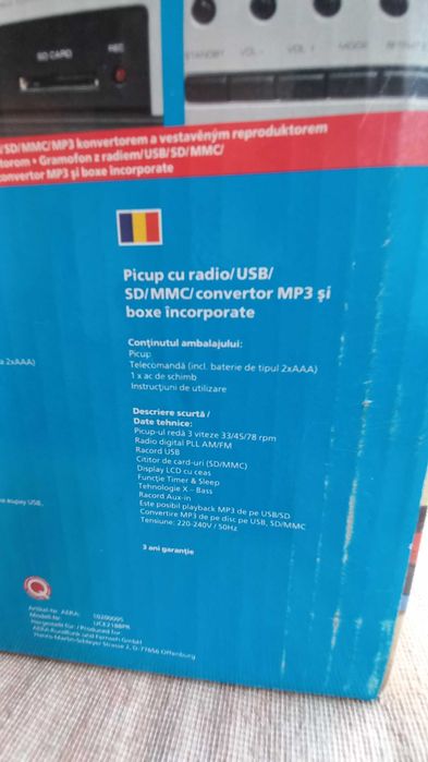 Pickup nou cu radio si mp3