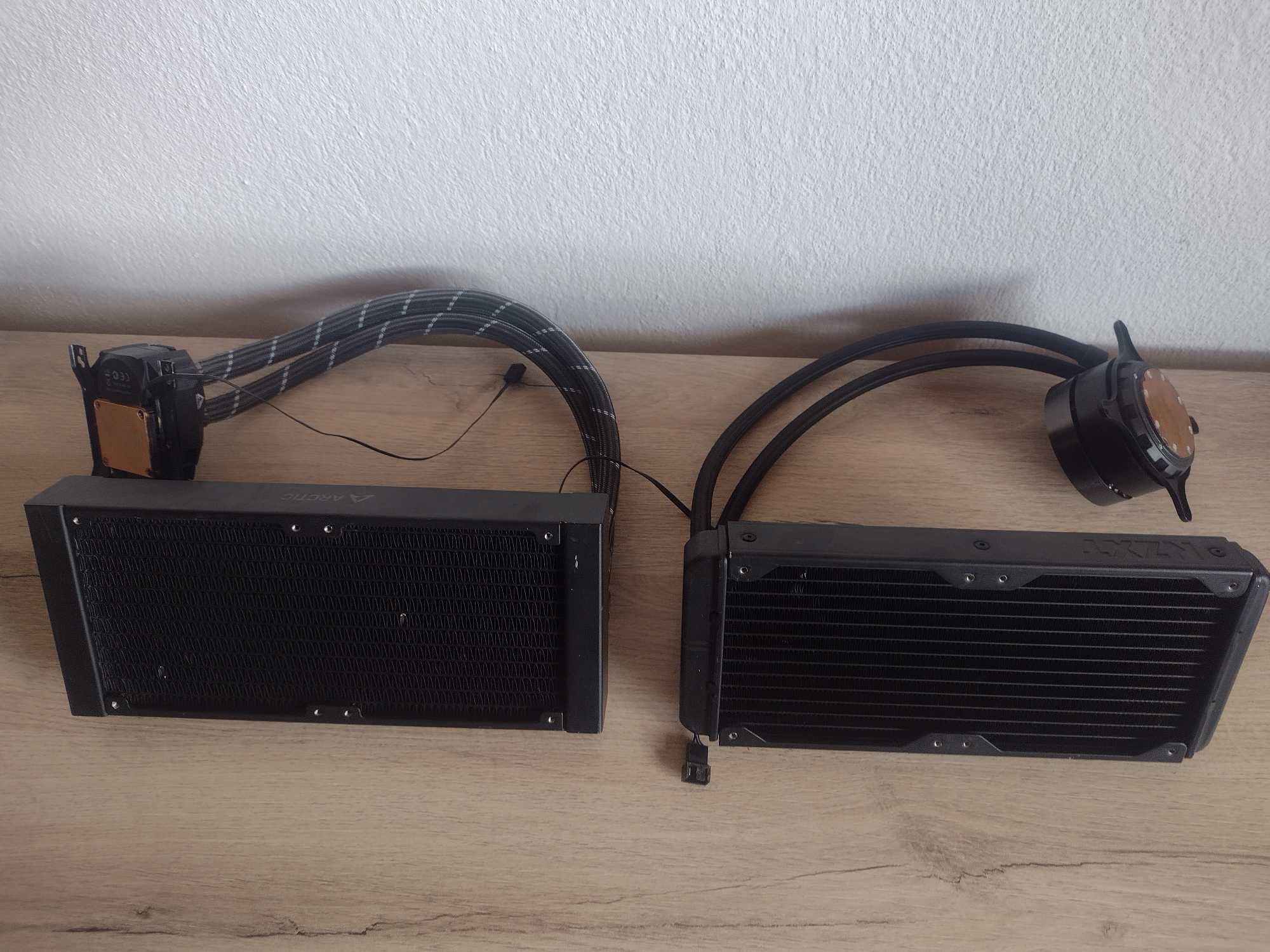 2 броя водни охаждания за компютър Arctic и NZXT