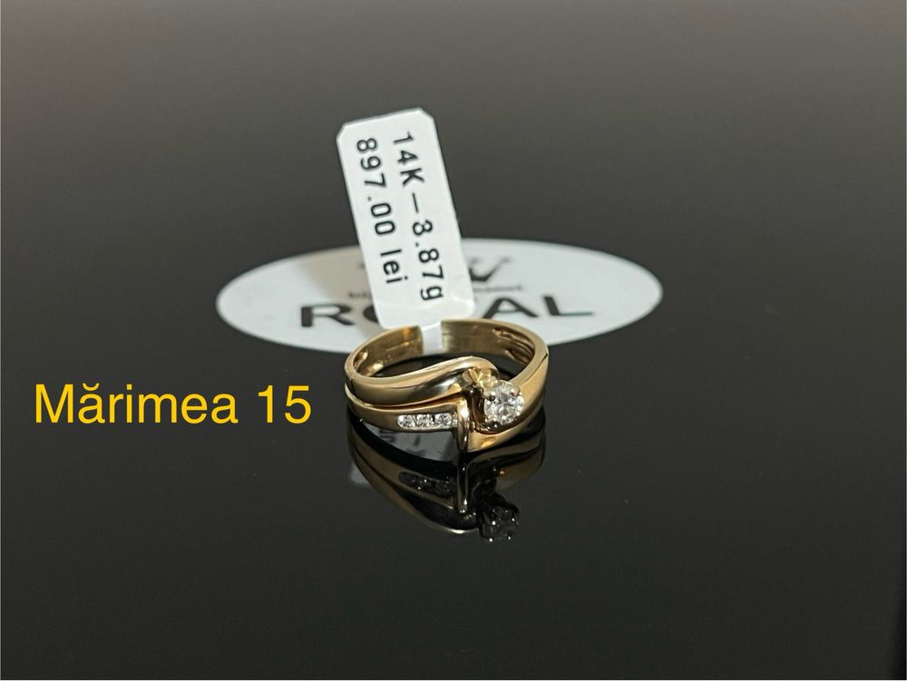 Bijuteria Royal CB : Inel dama aur 14k 3,87gr mărimea 15