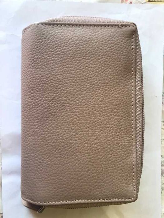 Portofel dama crem piele