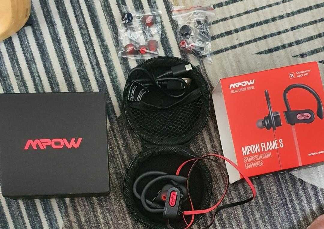 Casti bluetooth intraauriculare Mpow Flame S